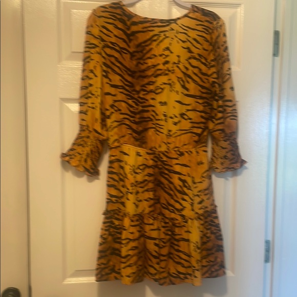 Buddy Love Tiger Print LSU Game day Dress, lined,  adjustable v neck football - Picture 6 of 7